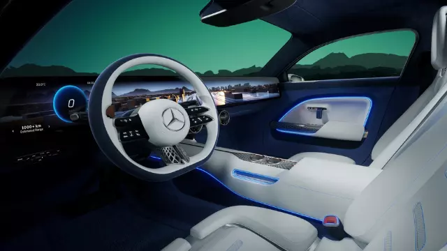 Mercedes Benz Vision EQXX Dashboard