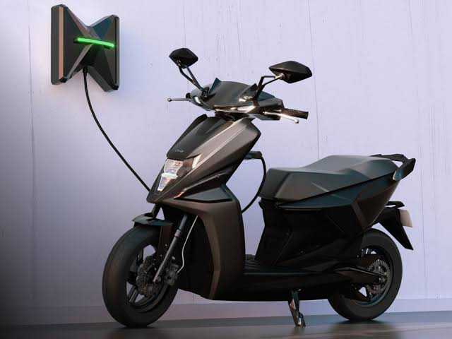 One electric scooter 